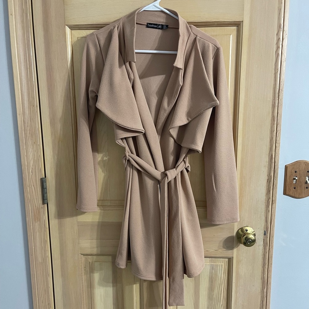 Long cream Blazer